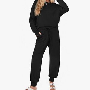 2 Piece Lounge Set size Xl Black